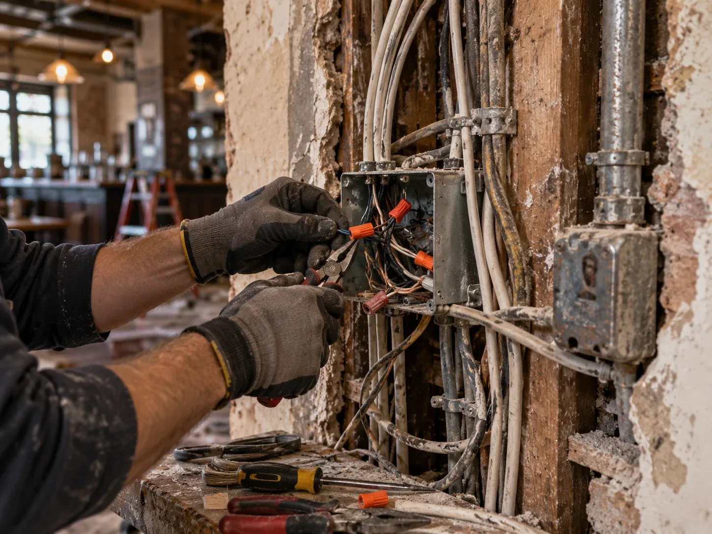 Electrical repairs in Stoney Creek home