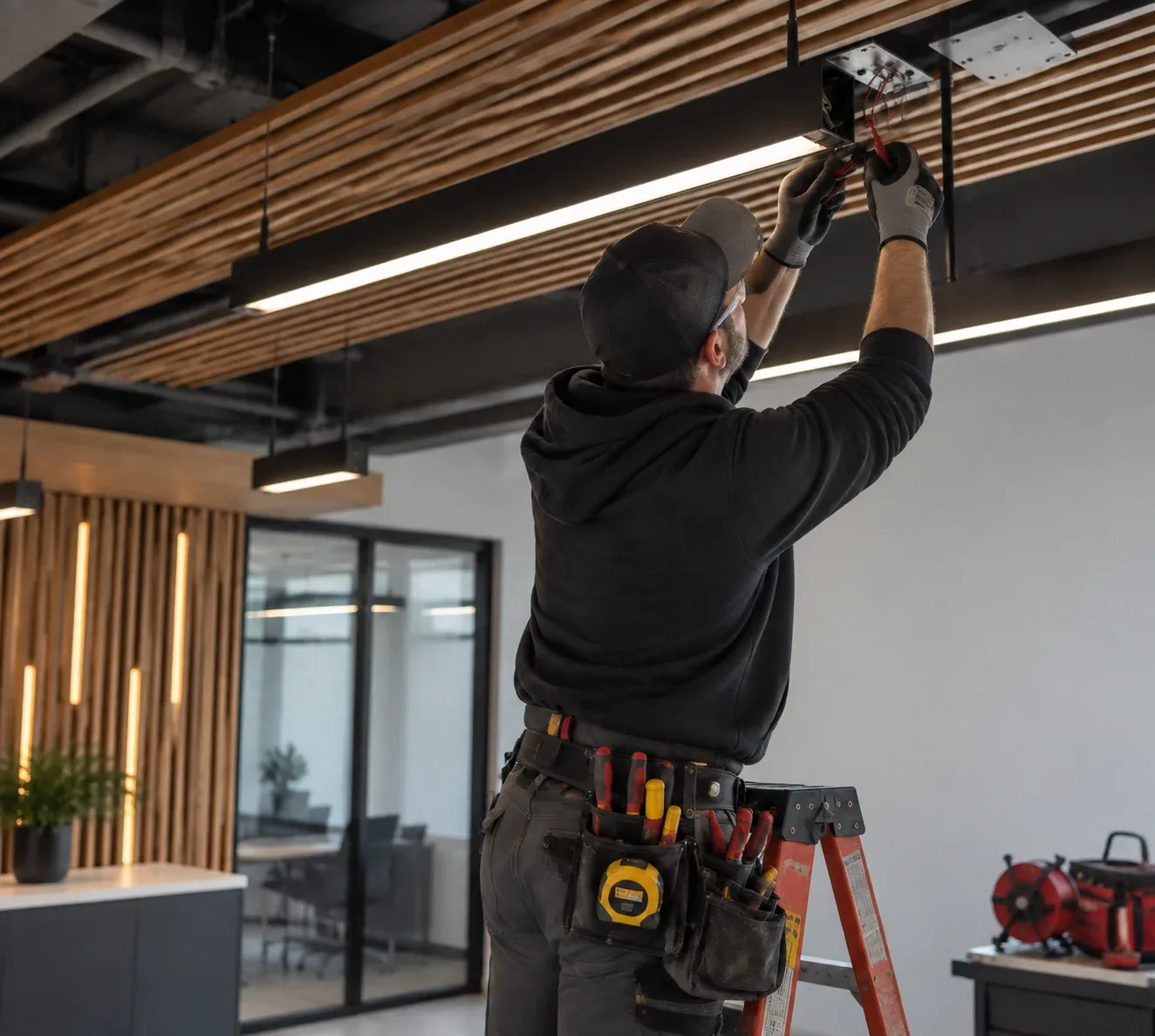 Commercial lighting upgrades in Stoney Creek business